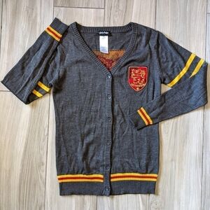 Harry Potter Gryffindor Button Up Cardigan
